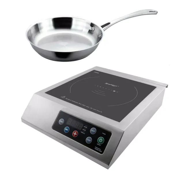 BergHOFF Essentials 2-Piece Stainless Steel Cookware Set with 12 in. Fry Pan