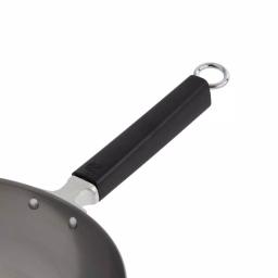Honey-Can-Do Joyce Chen 12 in. Carbon Steel Stir Fry Pan with Removable Ergonomic Handle thumbnail 2