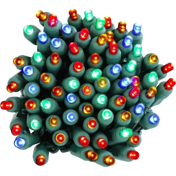 Sunnydaze Decor 22 ft. Multi-Color LED Angle String Lights, 70-Count, Indoor/Outdoor Decor