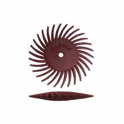 Dedeco Sunburst 7/8 in. Knife-Edge Radial Discs, 220-Grit, 1/16 in. Thickness, 12-Pack thumbnail 1