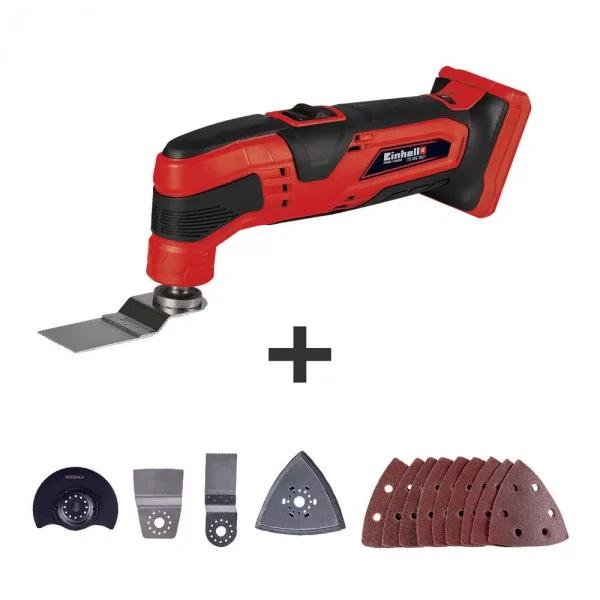 Einhell PXC 18V Cordless 20,000 OPM 10 in. Oscillating Multi-Tool Sander with 13 Accessories (Tool-Only)