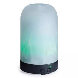 Airome 9.3 in. Frosted Glass Ultrasonic Essential Oil Diffuser, 100ml Capacity thumbnail 1