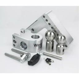 Weigh Safe Weigh-Safe 6 in. Drop Adjustable Class V Ball Mount with Built-in Hydraulic Scale thumbnail 2