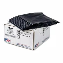 Plasticplace 25 Gal. Eco-Friendly Black Trash Bags, 1.7 Mil Thickness, 100 Count Case thumbnail 1