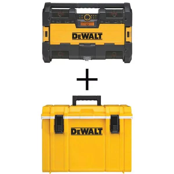 DEWALT TOUGHSYSTEM Radio with Bonus 22 in. Tool Box Cooler