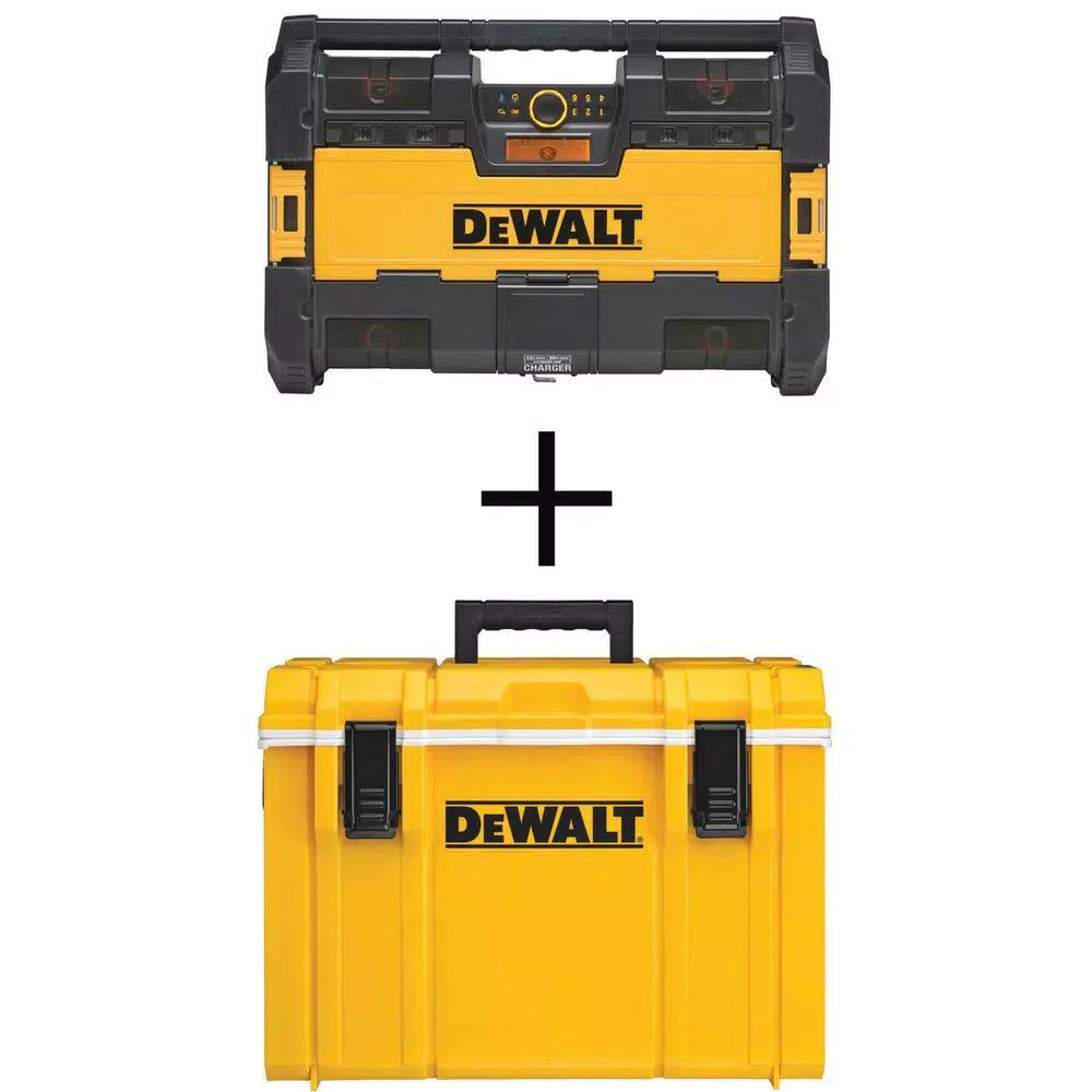 DEWALT TOUGHSYSTEM Radio with Bonus 22 in. Tool Box Cooler