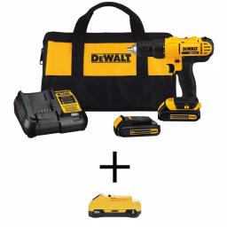 DEWALT 20V MAX Cordless 1/2 in. Drill/Driver Kit with 3 Batteries and Charger thumbnail 1