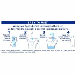 Brita Soho 5-Cup Water Filter Pitcher, BPA-Free, Black thumbnail 10