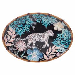 Certified International Exotic Jungle 16 in. Stoneware Oval Platter, Multi-Colored thumbnail 1