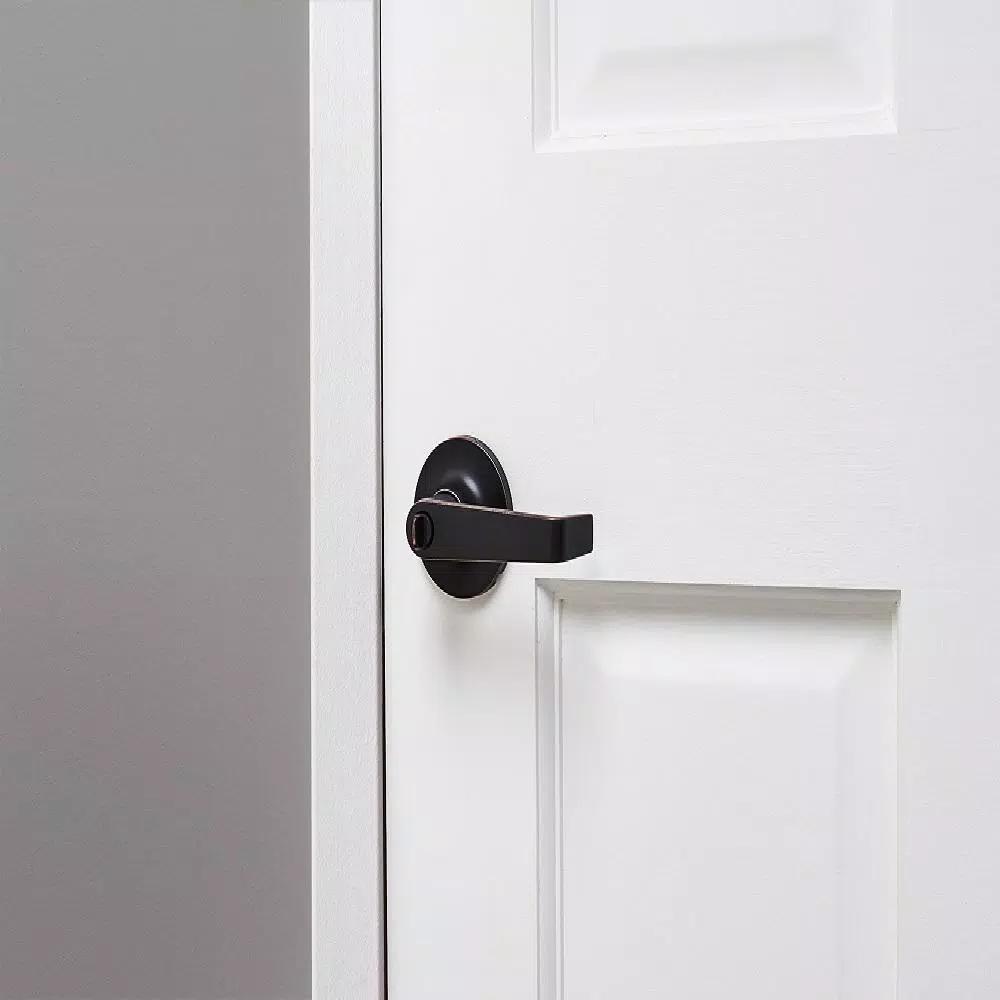 Universal Hardware Commercial Aged Bronze Privacy Bed/Bath Door Lever, ANSI Grade 2, ADA Compliant