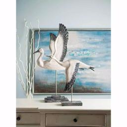 IMAX Trisha Yearwood Outer Banks Birds in Flight - Set of 2 Hand Carved Wood Sculptures thumbnail 2