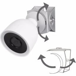 Wasserstein Adjustable Metal Mount for Google Nest Cam IQ Outdoor, Silver thumbnail 3