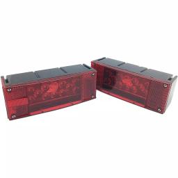 MaxxHaul 12V LED Submersible Rectangular Trailer Light Kit with All-Copper Wiring Harness thumbnail 2