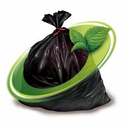 Mint-X 60 Gal. Black Rodent Repellent Trash Bags, 1.7 Mil, 100-Count thumbnail 1
