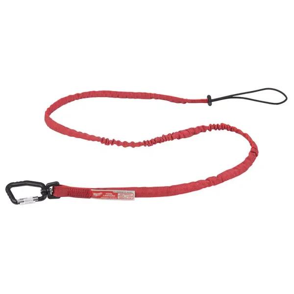 Milwaukee 10 lb. 72 in. Extended Reach Locking Tool Lanyard, Red