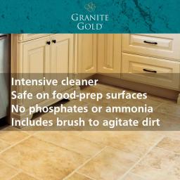 Granite Gold Grout Cleaner with Brush, 24 oz. - Safe for Stone, Tile, Porcelain, Ceramic & Glass thumbnail 10