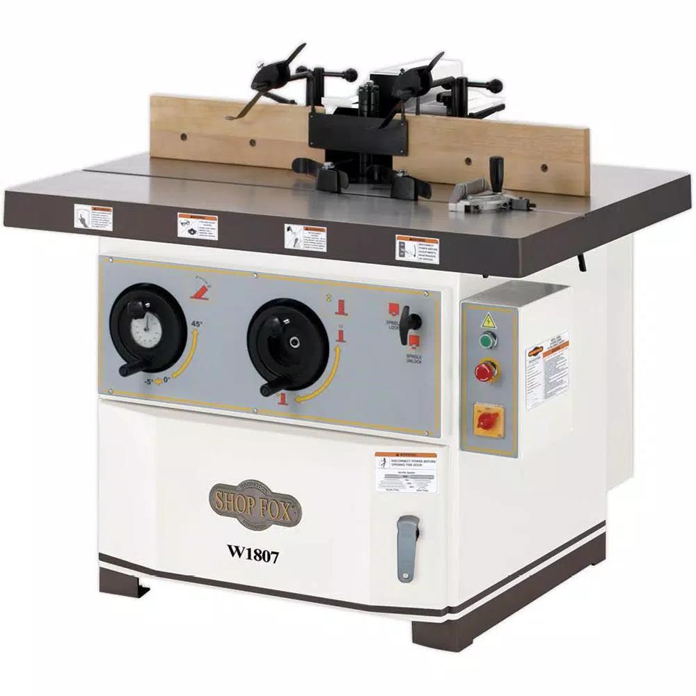 Shop Fox 7-1/2 HP Heavy-Duty Tilting-Spindle Shaper with 10 in. Cutter Capacity