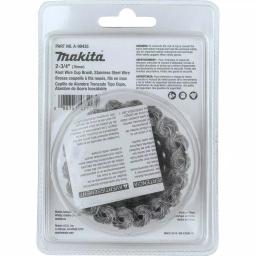 Makita 2-3/4 in. Stainless Steel Knot Wire Cup Brush for Angle Grinders thumbnail 5