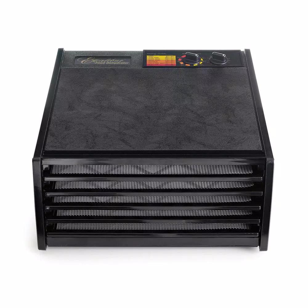 Excalibur 5-Tray Small Garden Electric Food Dehydrator with 26-Hour Timer and Adjustable Temperature