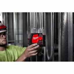 Milwaukee Green Cross Line and Plumb Points Rechargeable Laser Level, 100 ft. Range thumbnail 5
