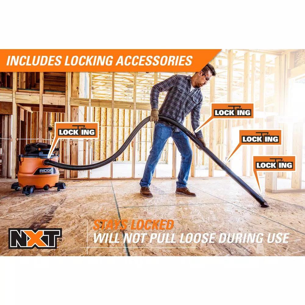 RIDGID 16 Gal. 6.5 Peak HP NXT Wet/Dry Shop Vacuum with Detachable Blower