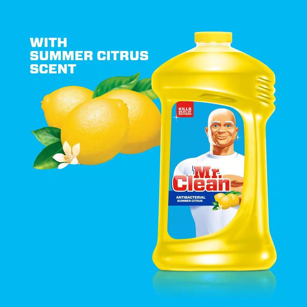 Mr. Clean Antibacterial Multi-Surface Cleaner, Summer Citrus Scent, 45 oz.
