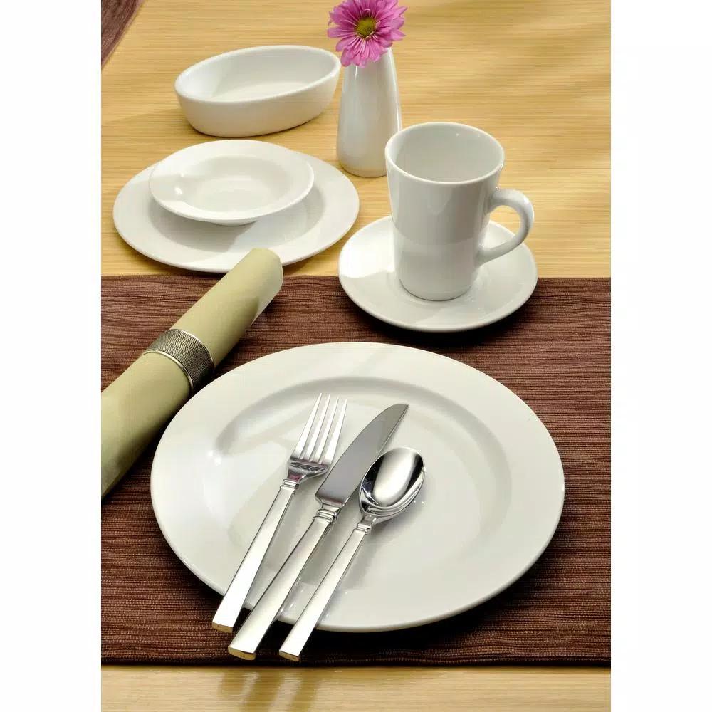 Oneida Tundra 10 oz. White Porcelain High Alumina Creamers, Set of 36