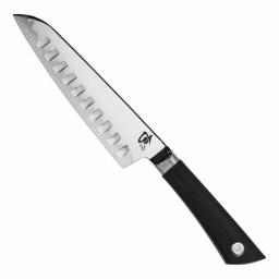 Shun Sora 7 in. Hollow Ground Santoku Knife, VG10 San Mai Composite Blade, Handcrafted in Japan thumbnail 3