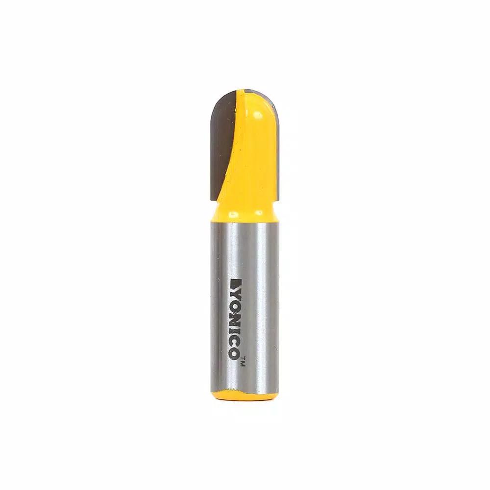 Yonico 1/2 in. Carbide Tipped Core Box Router Bit, 1/2 in. Shank