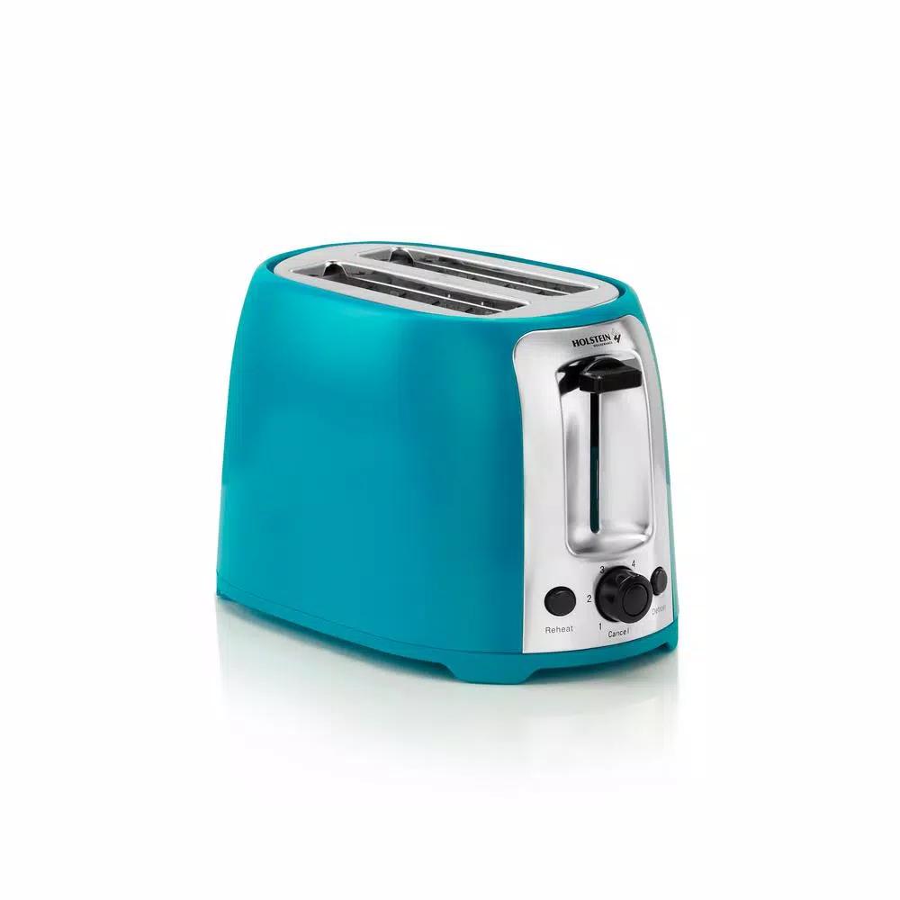 Holstein Housewares 800-Watt 2-Slice Toaster, Teal