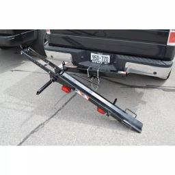 Detail K2 400 lb. Capacity Hitch Mounted Motorcycle Carrier with Adjustable Front Wheel Channel thumbnail 4