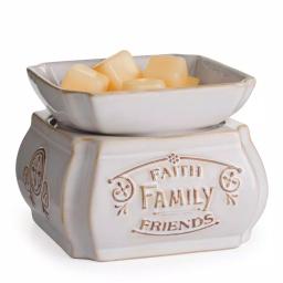 Candle Warmers Etc 5.2 in. Faith, Family, Friends 2-in-1 Classic Fragrance Warmer thumbnail 1