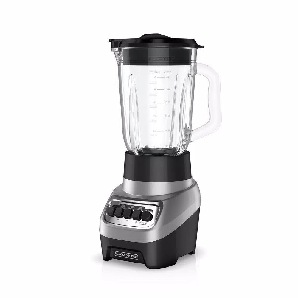 BLACK+DECKER PowerCrush 700W Multi-Function Blender with 48 oz. Glass Jar