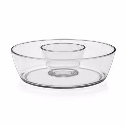 Libbey Indoors Out 2-Piece Break-Resistant Chip and Dip Entertaining Set, Clear Tritan Plastic thumbnail 1