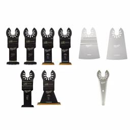 Milwaukee OPEN-LOK 13-Piece Oscillating Multi-Tool Blade Starter Kit with Sealant Removal & Scraper Blades thumbnail 1