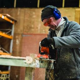 Triton 3.25 in. Corded Planer and Sander 2-in-1 Power Tool with Triple-Blade Drum thumbnail 7