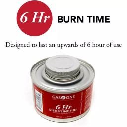 Unbranded Gas One CFD-6 Diethylene Chafing Fuel - 6 Hour Burn Time for Catering and Buffets thumbnail 3