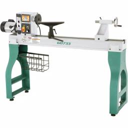 Grizzly Industrial 18 in. x 47 in. Heavy-Duty Wood Lathe with Electronic Variable Speed Control thumbnail 1