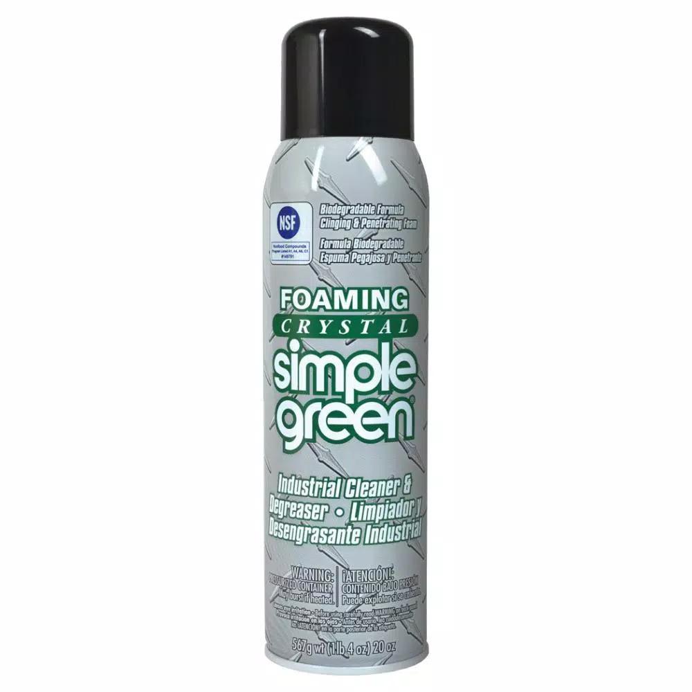 Simple Green Crystal Simple Green Industrial Foaming Cleaner and Degreaser Aerosol, 20 oz.