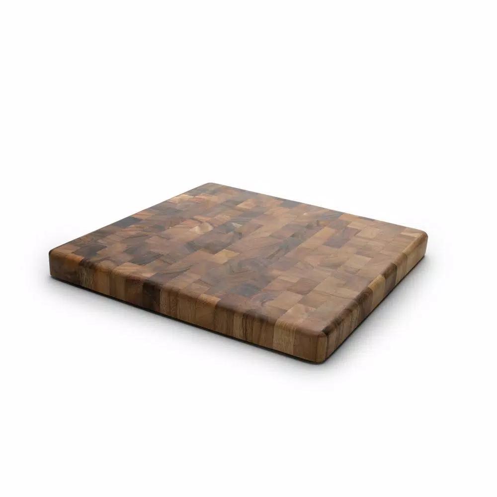 Ironwood Gourmet Acacia Wood Square End Grain Chef's Cutting Board