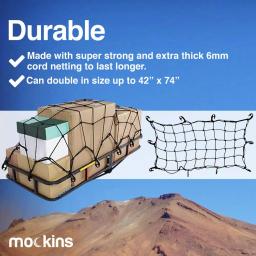 Mockins Heavy-Duty Bungee Cargo Net, 20 in. x 36 in. Stretches to 42 in. x 74 in. thumbnail 7