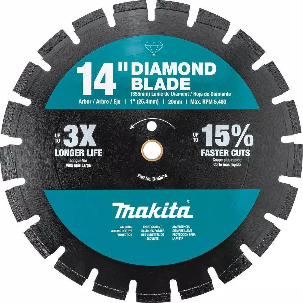 Makita EK7301 14 in. Gas Power Cutter with 14 in. Diamond Blade Bundle