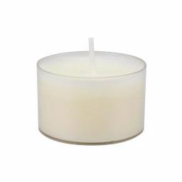 Stonebriar Collection Stonebriar Unscented White Paraffin Tealight Candles, 8-Hour Burn Time, 48-Pack thumbnail 4