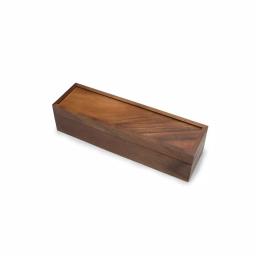 Ironwood Gourmet Townhouse 5-Compartment Acacia Wood Tea Box thumbnail 4