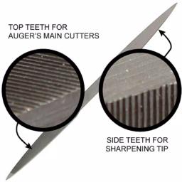Rack-A-Tiers Auger Bit File for Sharpening Main Cutters and Tips thumbnail 2
