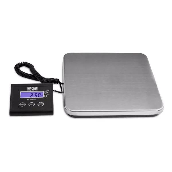 Weston Digital Scale with 330 lb. Capacity and Stainless Steel Platform