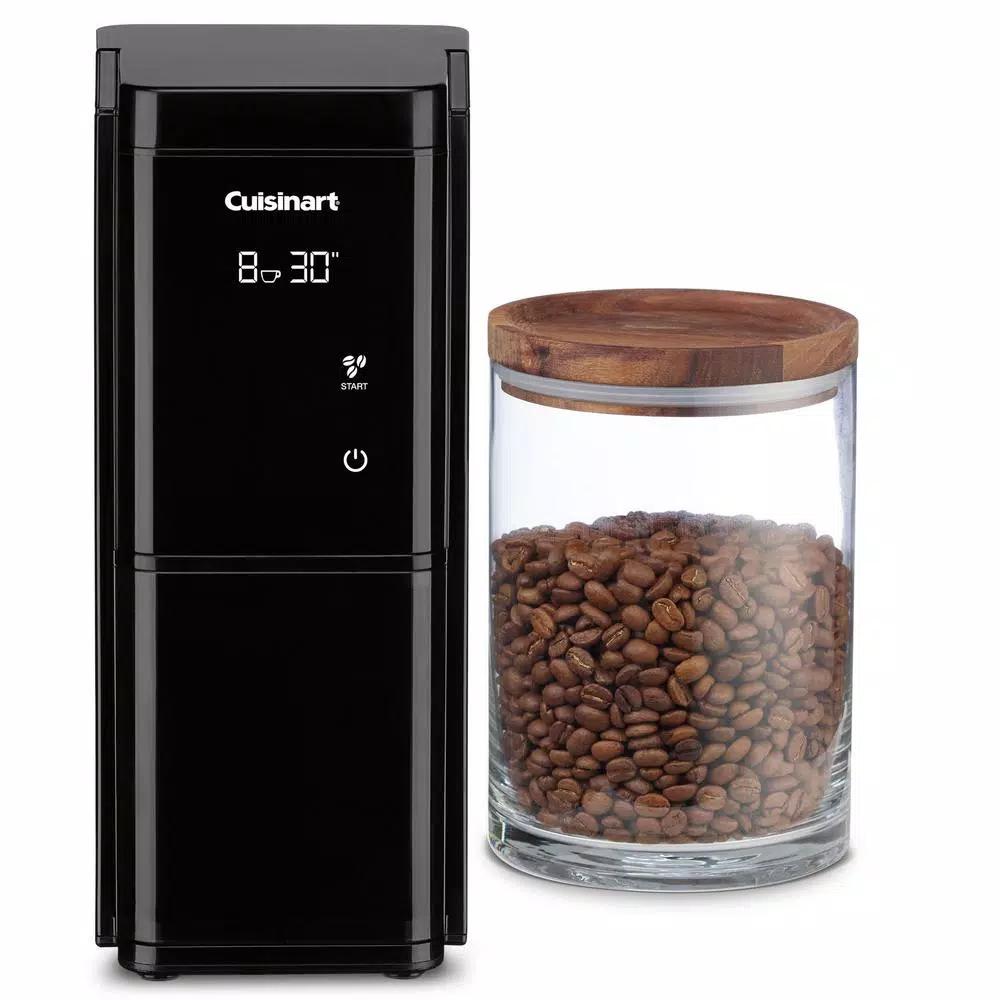 Cuisinart T Series Burr Coffee Grinder with Touchscreen Controls, 18 Grind Settings, Black