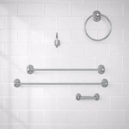 Glacier Bay Treyburn Double Robe Hook in Chrome thumbnail 5