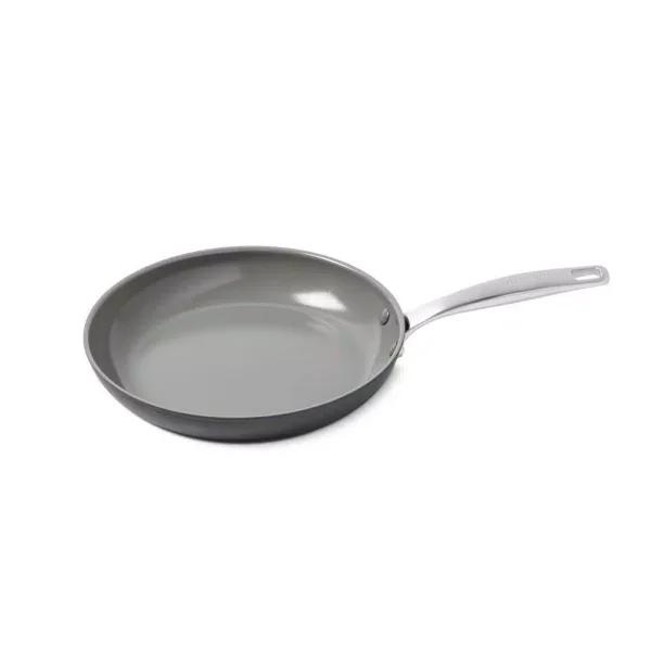 GreenPan Chatham 10 in. Hard-Anodized Aluminum Ceramic Nonstick Frying Pan, Gray
