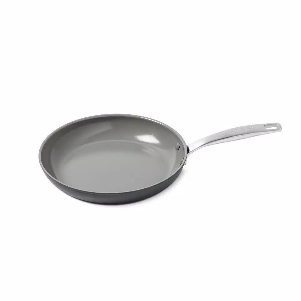 GreenPan Chatham 10 in. Hard-Anodized Aluminum Ceramic Nonstick Frying Pan, Gray